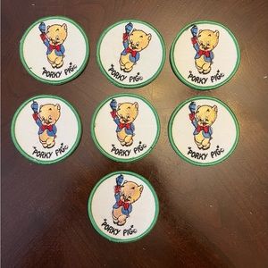 Vintage 1970’s Swiss Maid Quality Emblems Looney Tunes Porky Pig Patches (7)